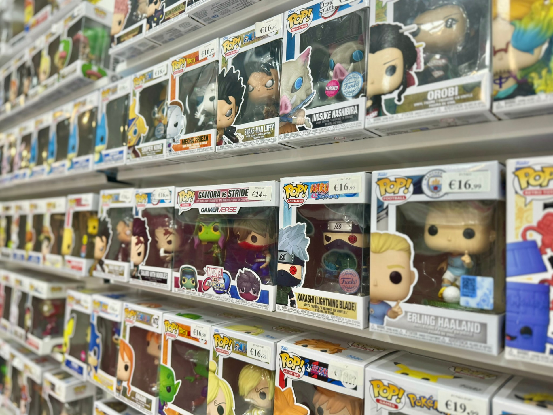 Collezione Funko Pop disponibile in negozio