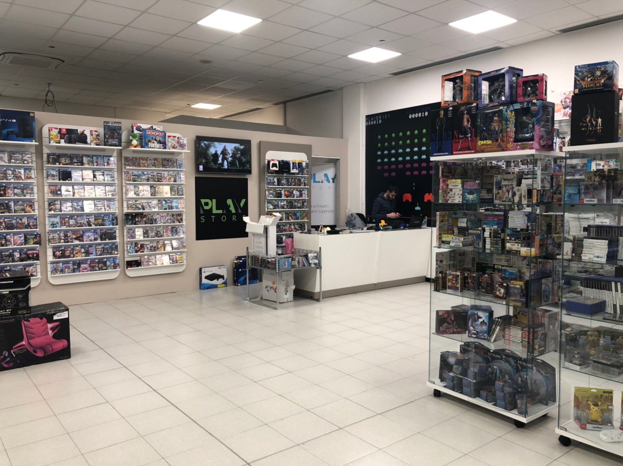 Interno dello store Play Store Italia